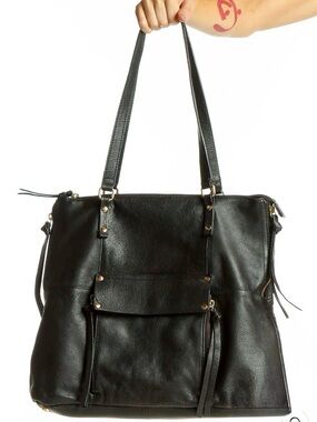 🖤VINTAGE~Kooba Everette Geniune Soft Black Leather Caryall Tote/Handbag